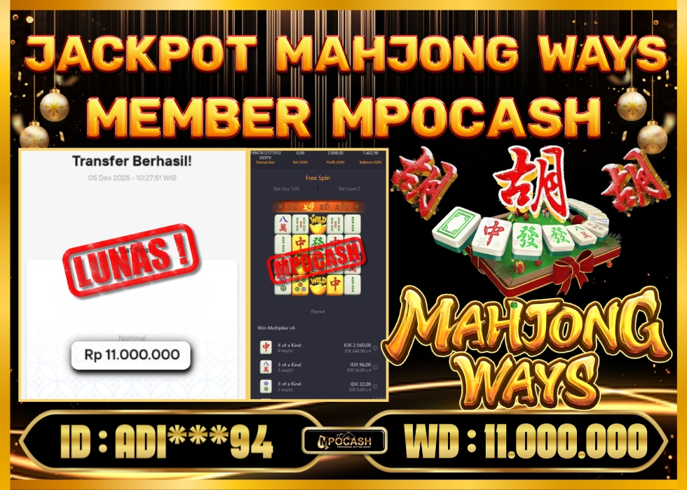 MPOCASH JACKPOT MAHJONG WAYS